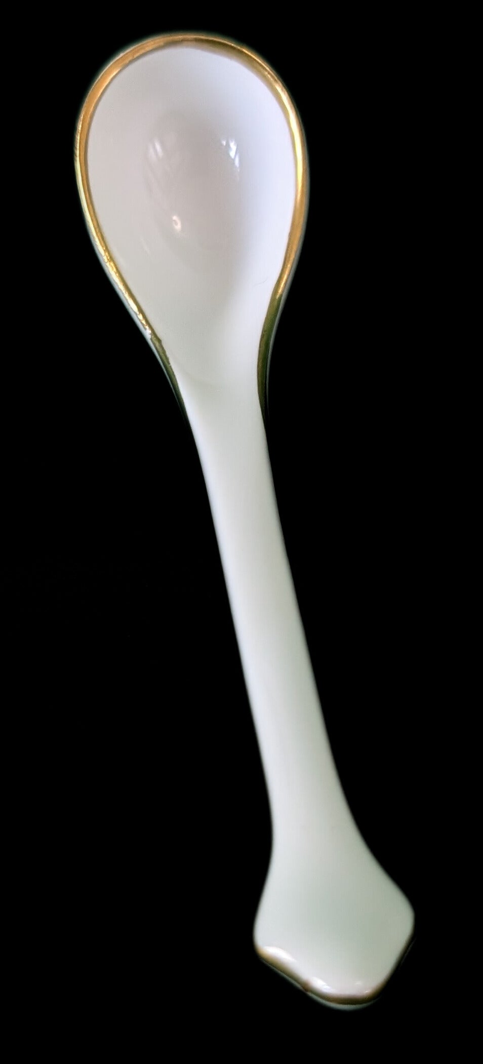 RICHARD GINORI - Italy Fine China - Palermo Black Pattern - Mustard Pot & Spoon