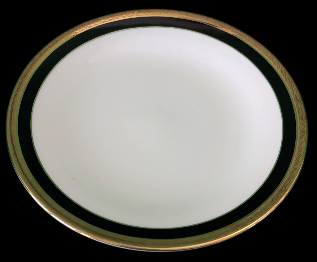 Richard Ginori, Italy Fine China, Palermo Black Pattern - Espresso Cup & Saucer