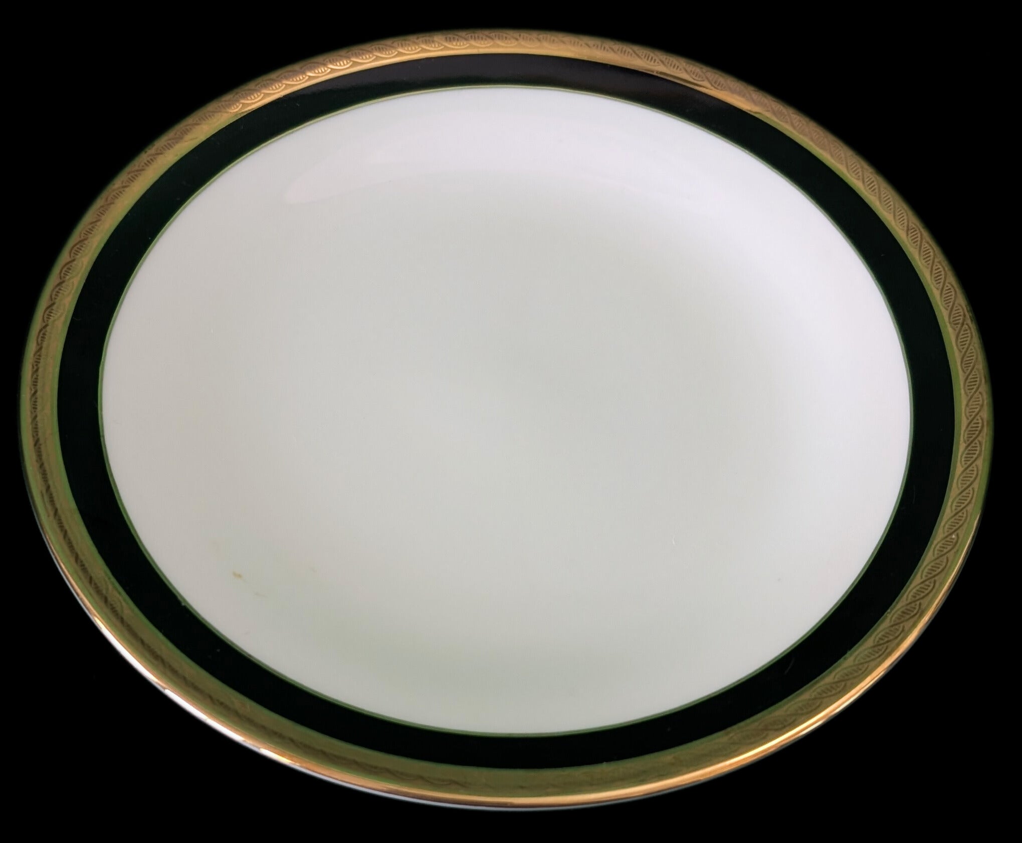 Richard Ginori, Italy Fine China, Palermo Black Pattern - Bread & Butter Plate
