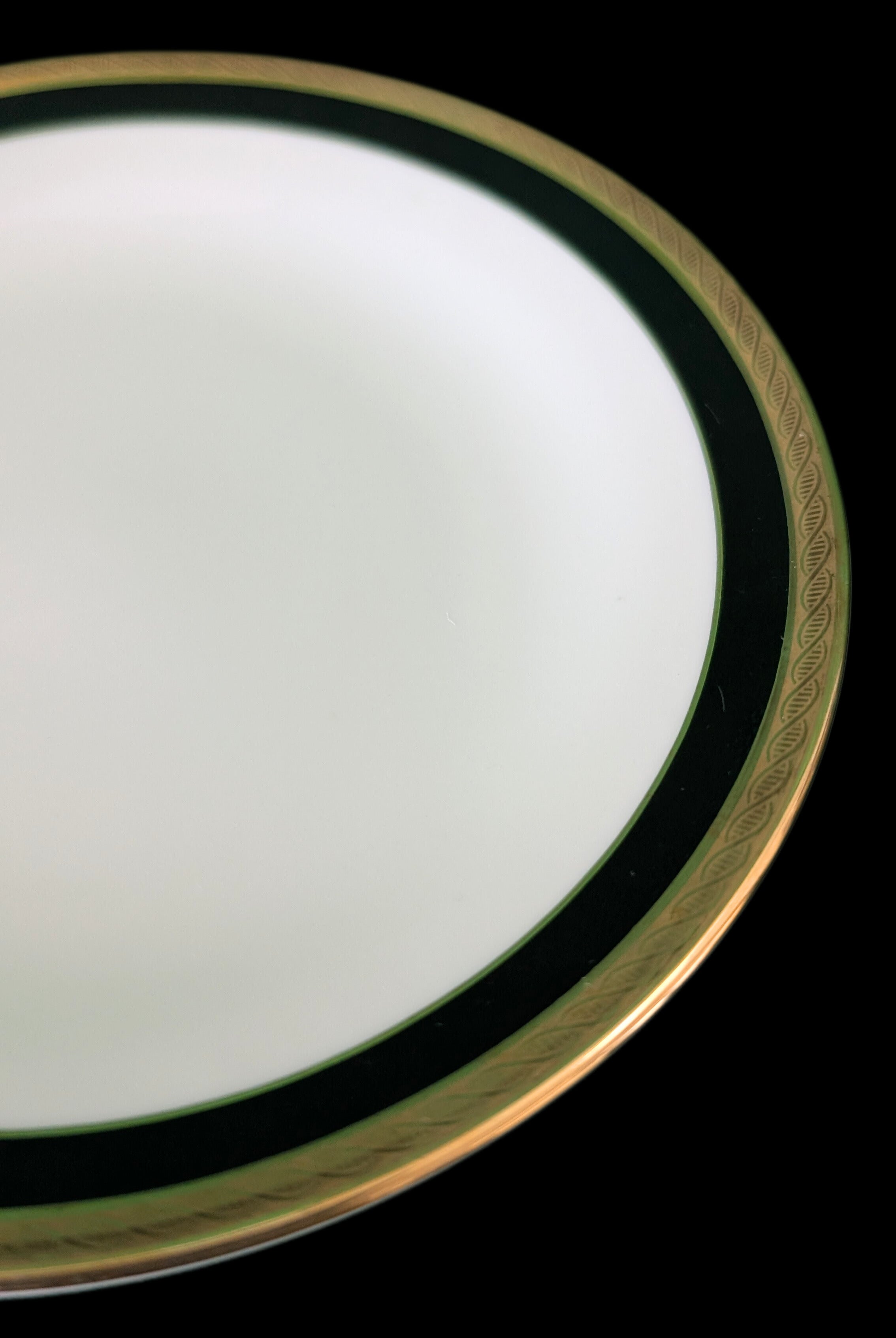 Richard Ginori, Italy Fine China, Palermo Black Pattern - Bread & Butter Plate