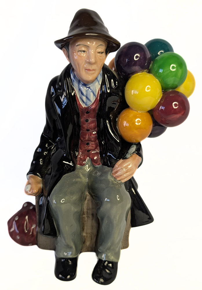 ROYAL DOULTON Fine Bone China Figurine - The Balloon Man - HN 1954