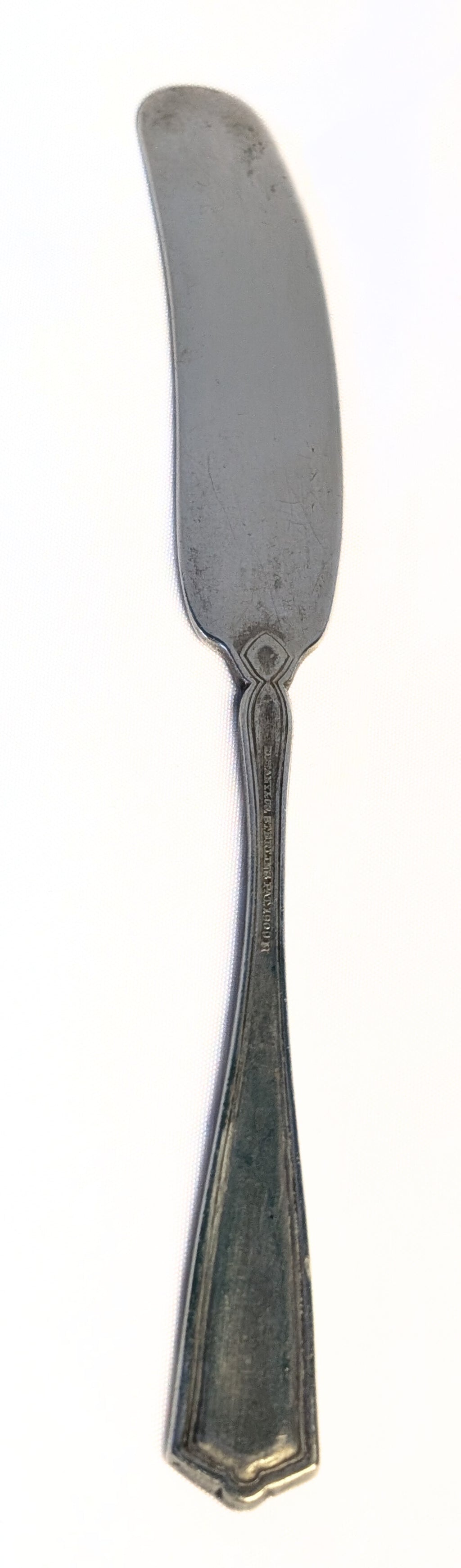 TIFFANY & CO Sterling Silver Flatware, Winthrop Pattern, 1909 Butter Spreader