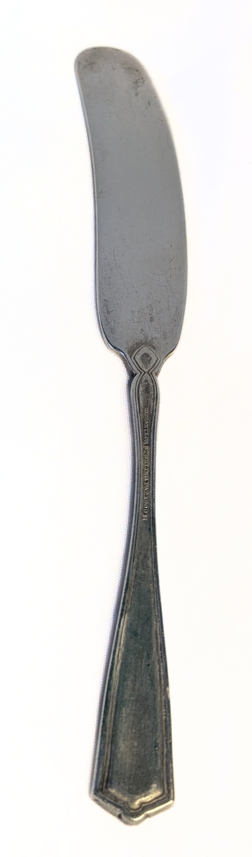 TIFFANY & CO Sterling Silver Flatware, Winthrop Pattern, 1909 Butter Spreader
