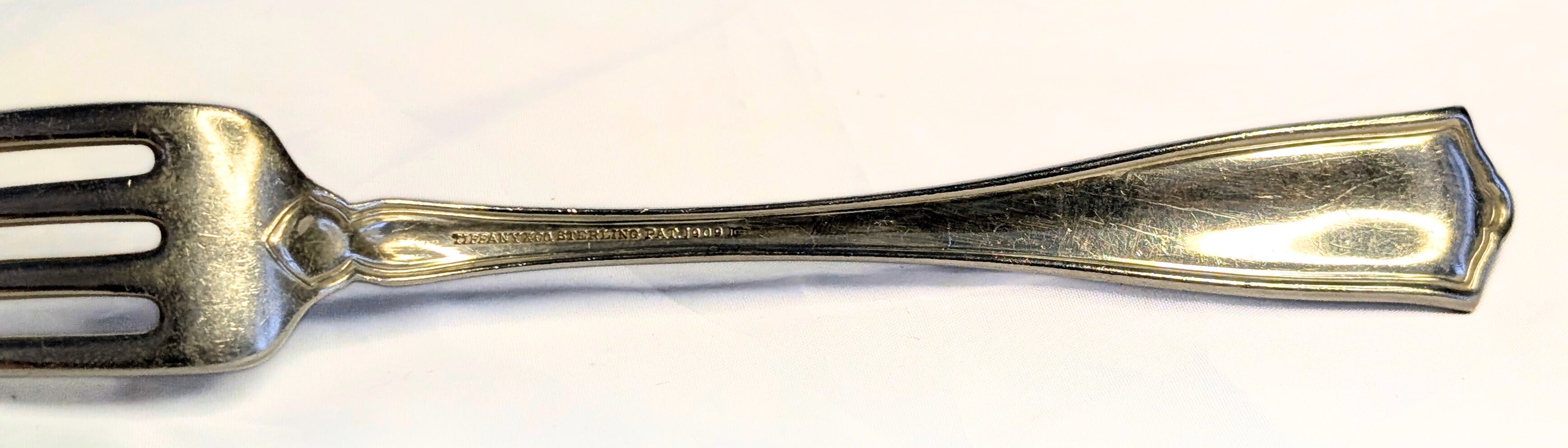 TIFFANY & CO Sterling Silver Flatware, Winthrop Pattern, 1909 Dinner Fork