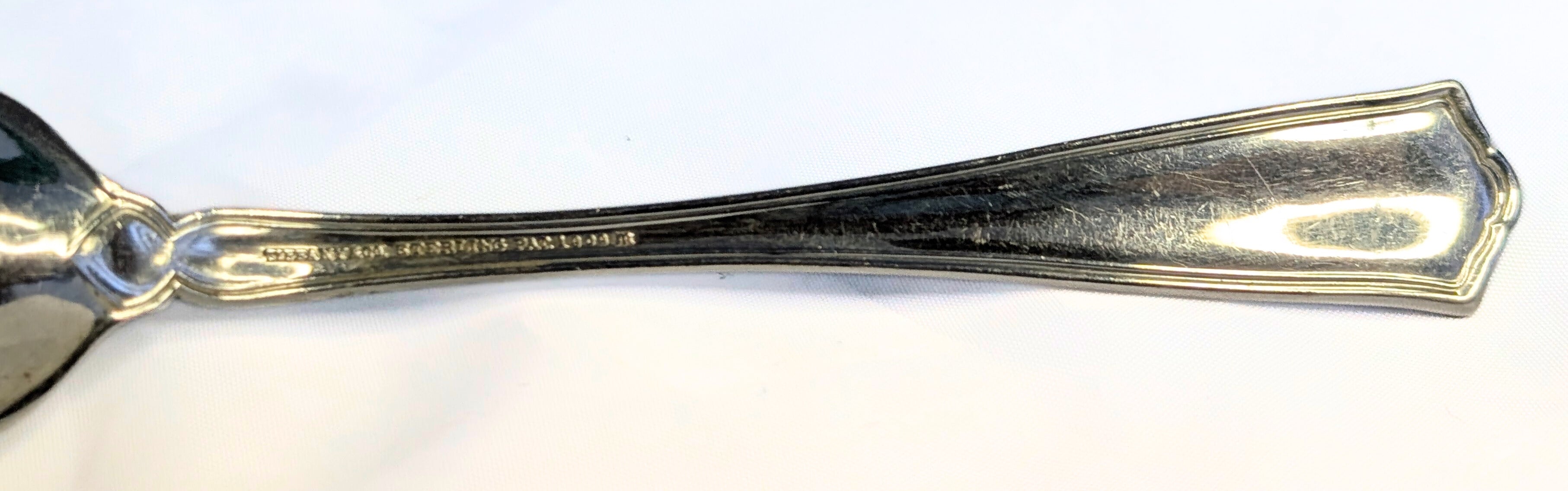 TIFFANY & CO Sterling Silver Flatware, Winthrop Pattern, 1909 Ice Cream Fork