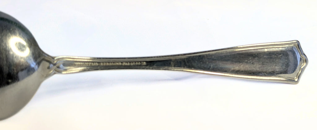 TIFFANY & CO Sterling Silver Flatware, Winthrop Pattern, 1909 Bullion Spoon