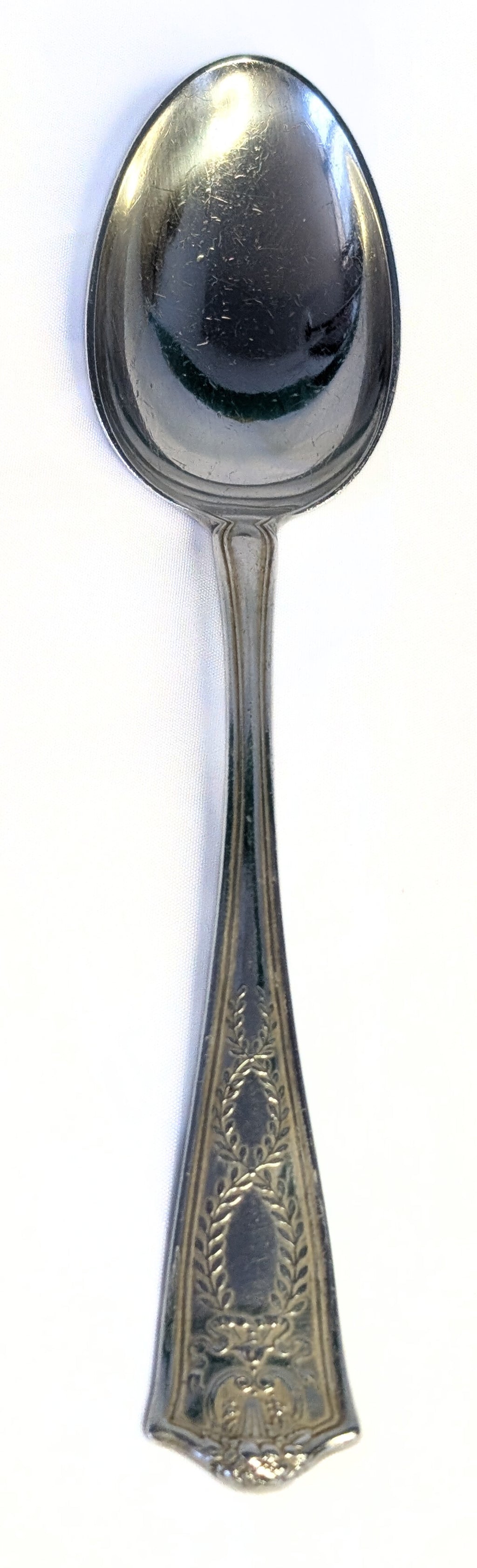 TIFFANY & CO Sterling Silver Flatware, Winthrop Pattern, 1909 Demitasse Spoon
