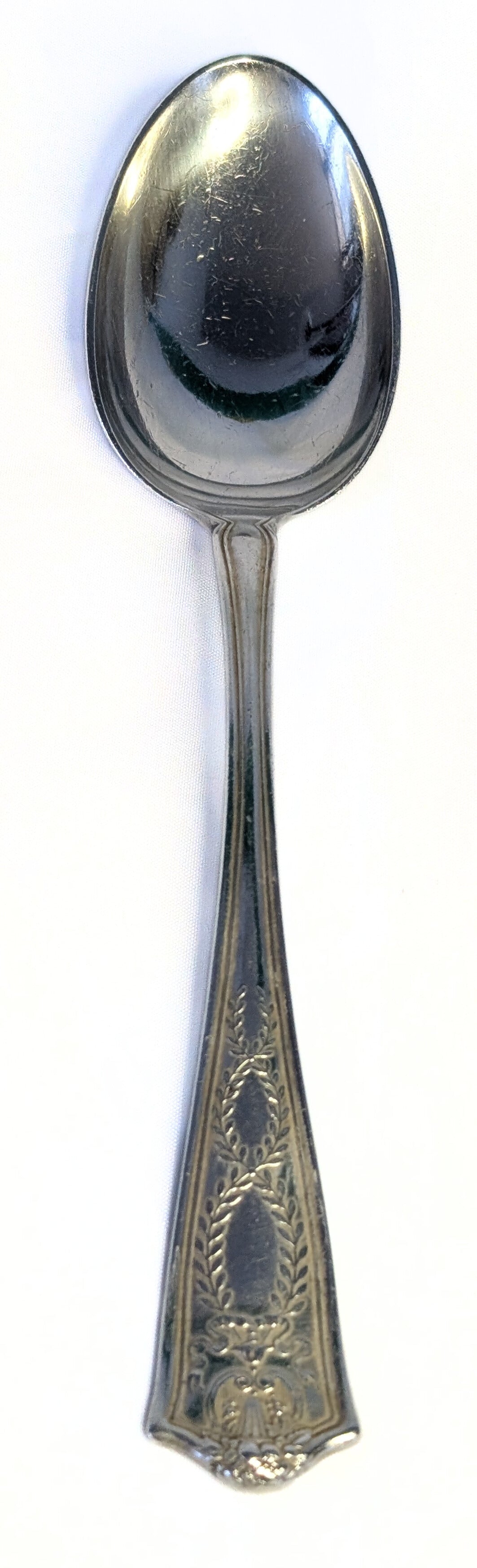 TIFFANY & CO Sterling Silver Flatware, Winthrop Pattern, 1909 Demitasse Spoon