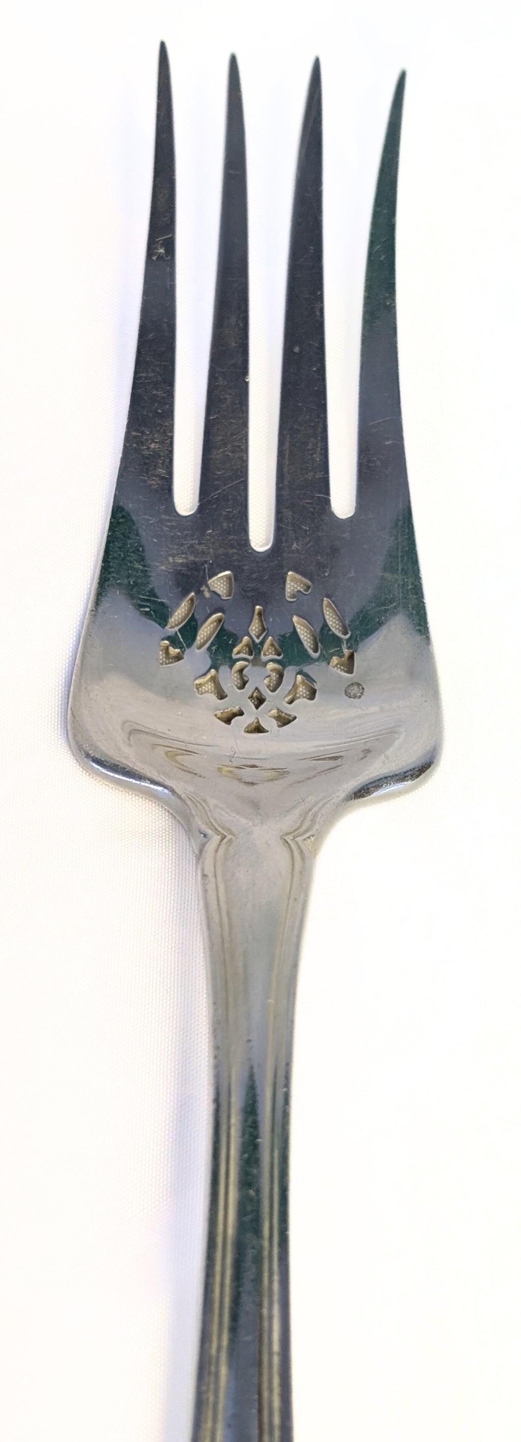 TIFFANY & CO Sterling Silver Flatware, Winthrop Pattern, 1909 Cold Meat Fork