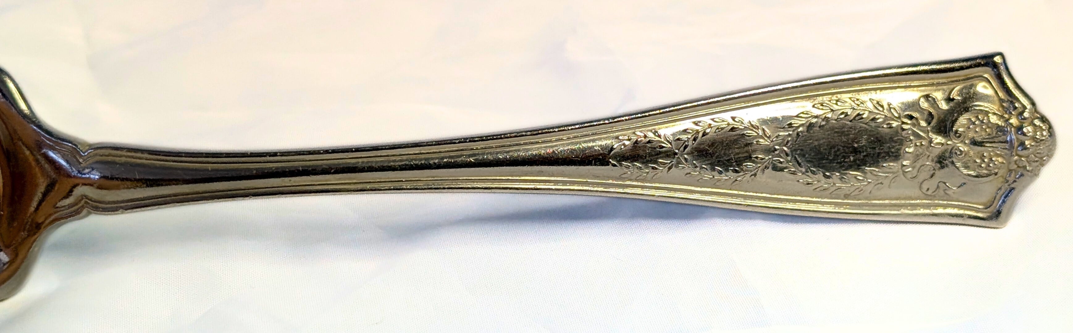 TIFFANY & CO Sterling Silver Flatware, Winthrop Pattern, 1909 Cold Meat Fork