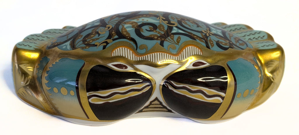ROYAL CROWN DERBY Fine Bone China Paperweight Figurine - Cromer Crab - 2002