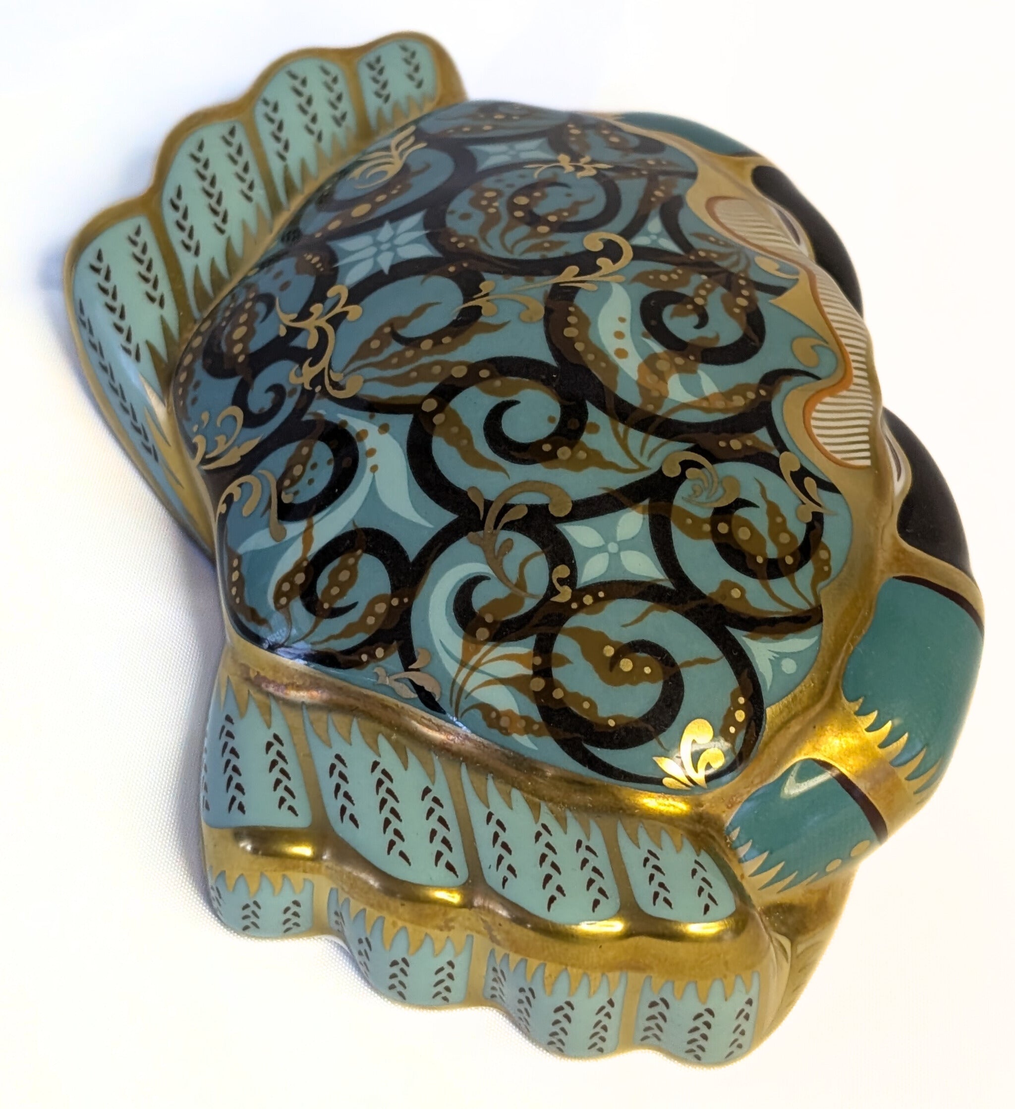 ROYAL CROWN DERBY Fine Bone China Paperweight Figurine - Cromer Crab - 2002