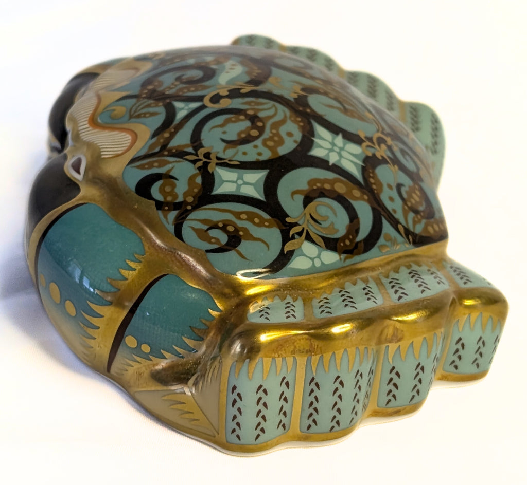 ROYAL CROWN DERBY Fine Bone China Paperweight Figurine - Cromer Crab - 2002