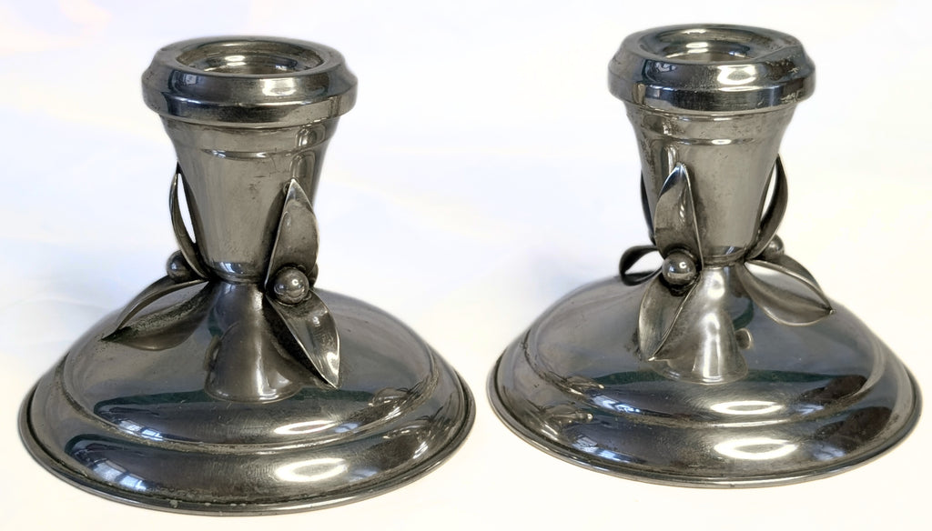 CARL POUL PETERSEN - Canadian Sterling Silver Candle Stick Holders