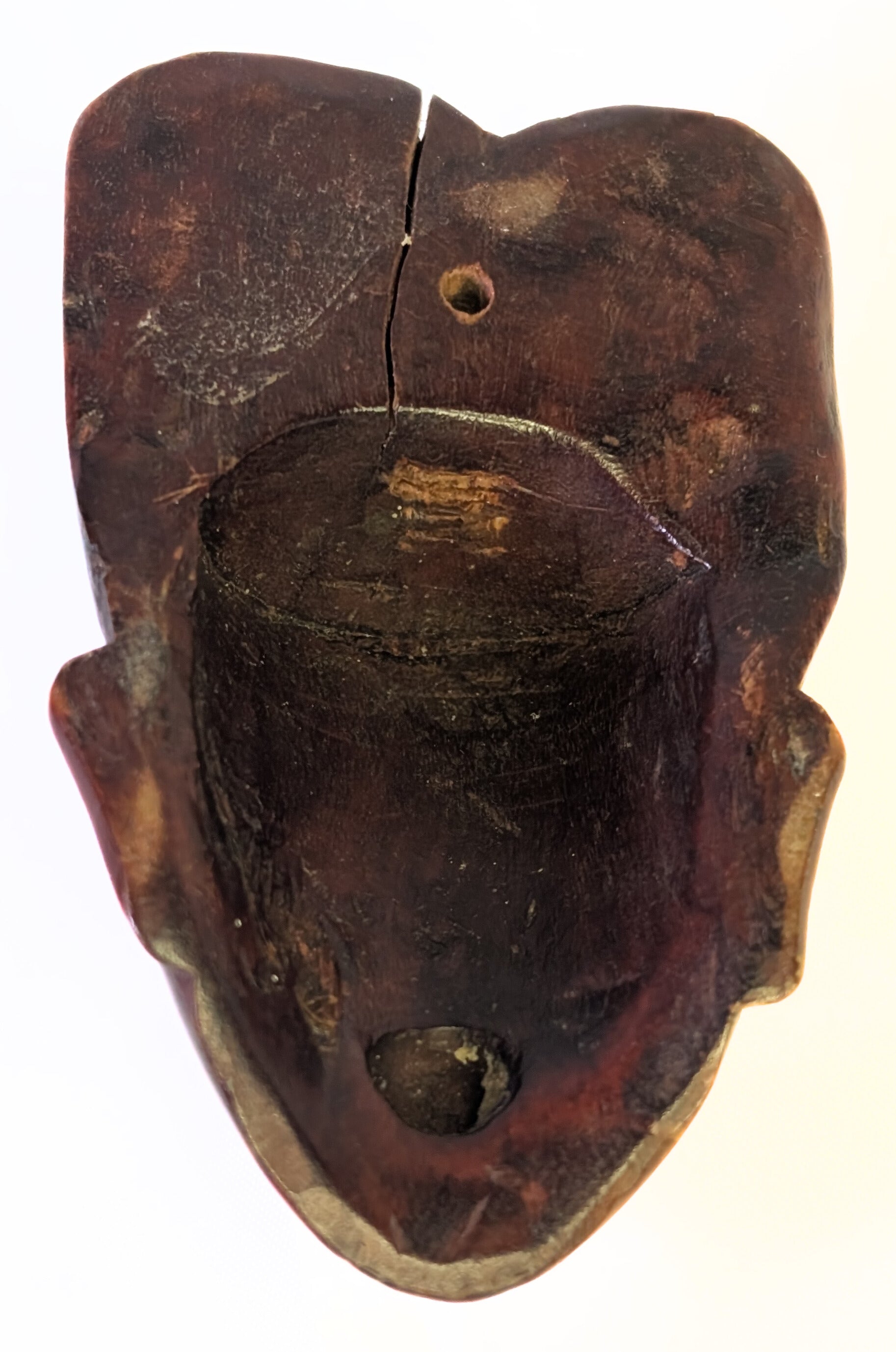 3 Carved Wooden Asian Masks / Wall Hangings