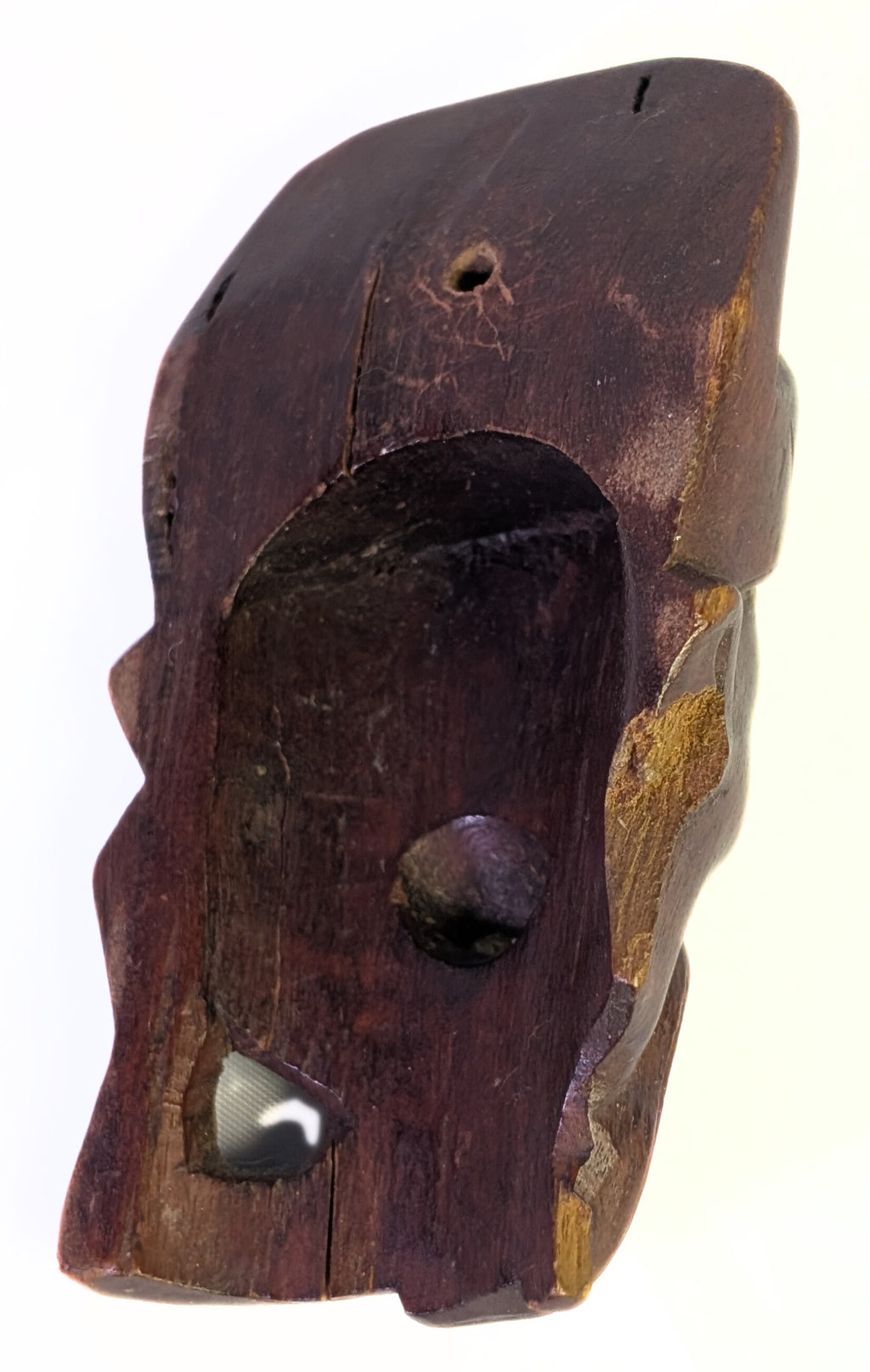 3 Carved Wooden Asian Masks / Wall Hangings