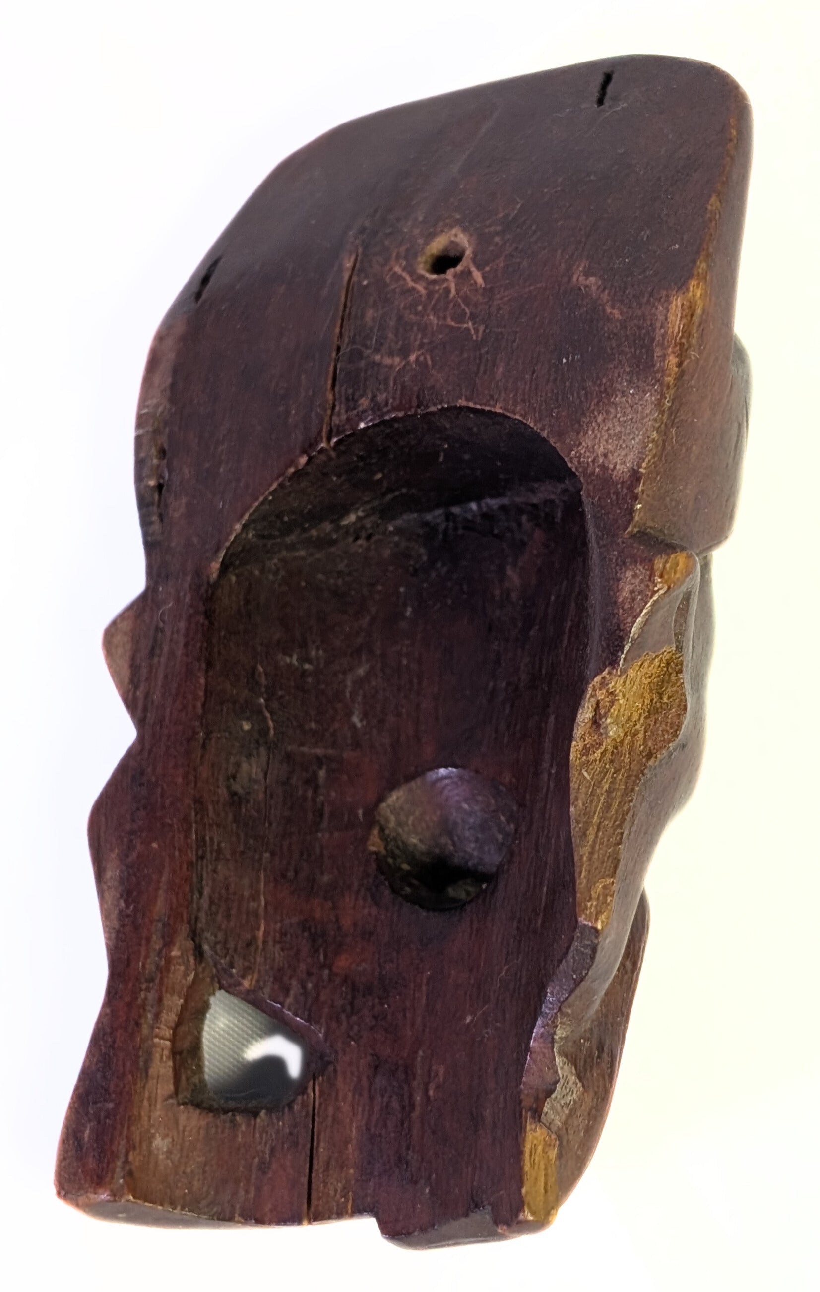 3 Carved Wooden Asian Masks / Wall Hangings