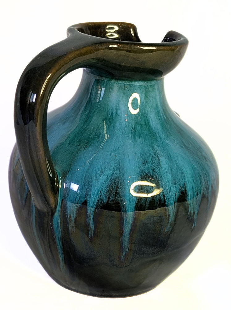 Vintage Blue Mountain Pottery Bulbous Spoutless Ewer / Olive Oil Pitcher