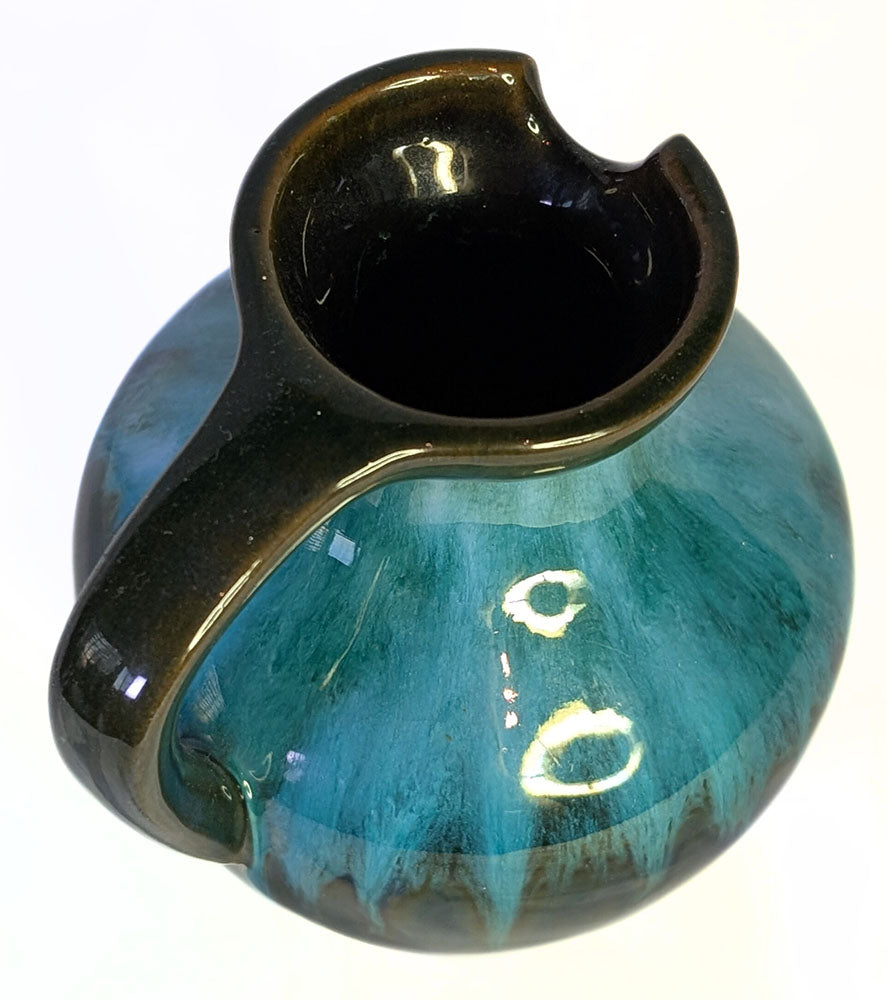 Vintage Blue Mountain Pottery Bulbous Spoutless Ewer / Olive Oil Pitcher
