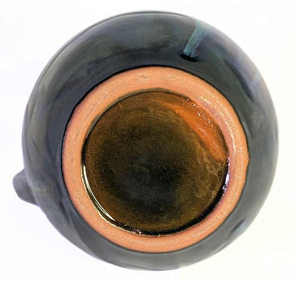 Vintage Blue Mountain Pottery Bulbous Spoutless Ewer / Olive Oil Pitcher