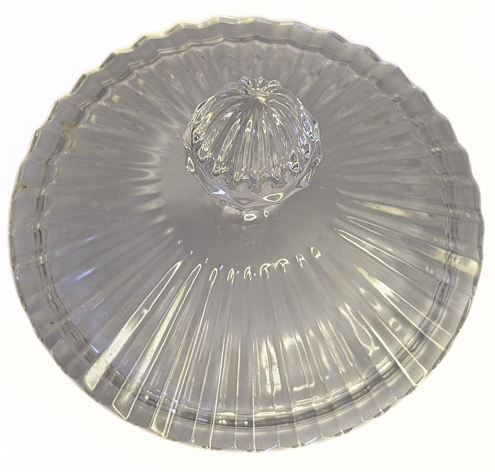 Lidded Glass / Crystal Candy Jar