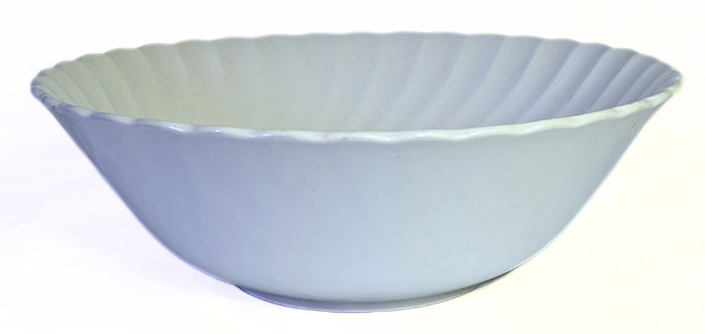 Johnson Brothers Snowhite Regency Ironstone Morning Glory Serving Bowl - 8"