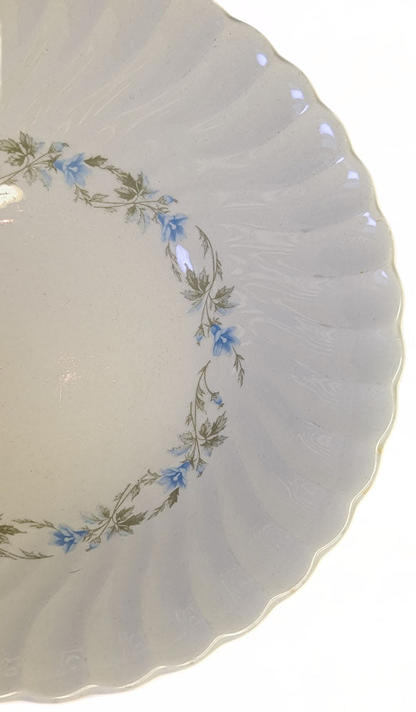 Johnson Brothers Snowhite Regency Ironstone Morning Glory Serving Bowl - 8"