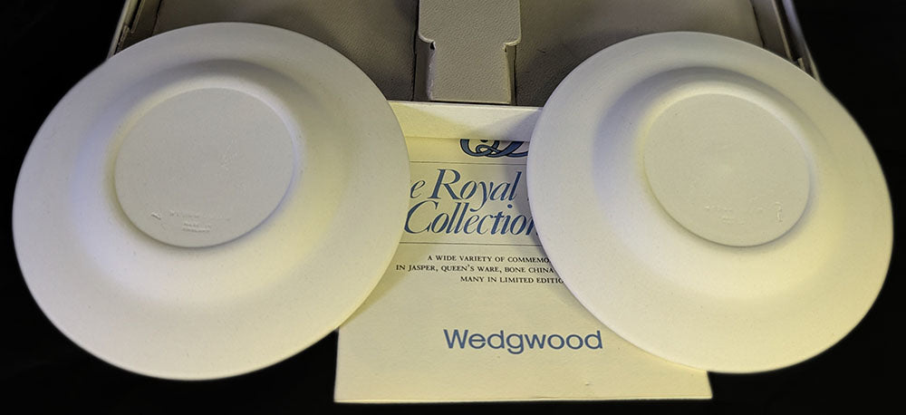WEDGWOOD Royal Wedding Collection 1981 Jasperware Trinket Dishes - Original Box