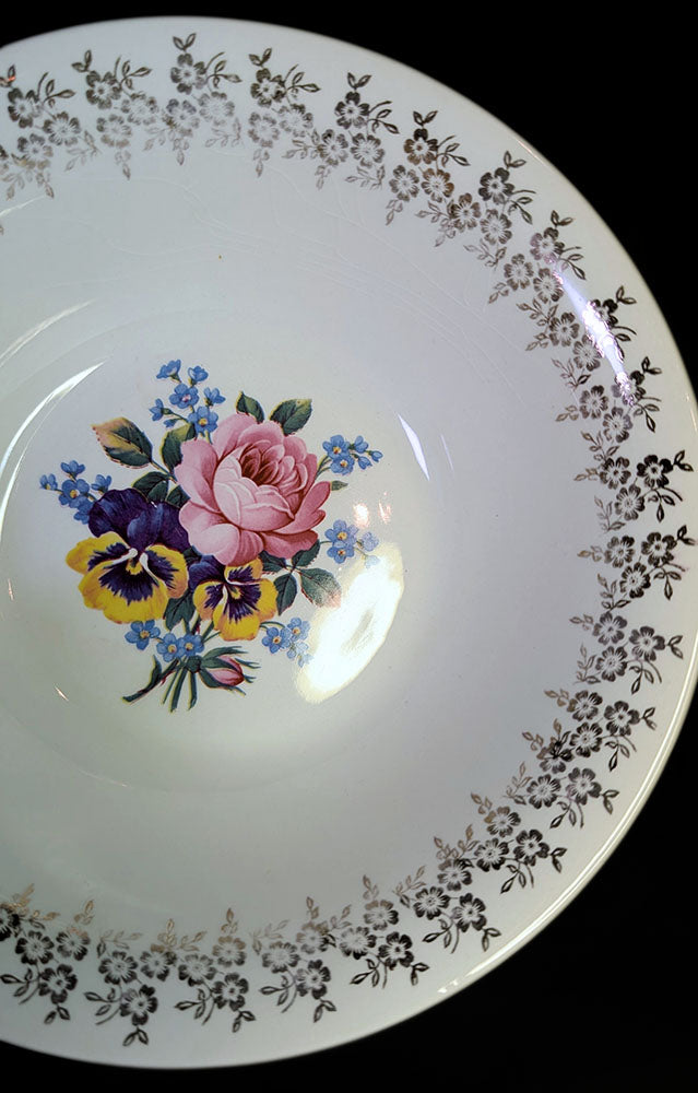 Empire Porcelain - Staffordshire - Golden Bouquet - Serving Bowl- 22 Kt