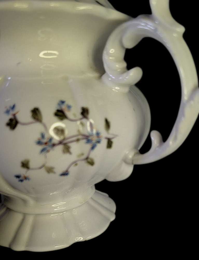 Beautiful 28 Piece English Afternoon Tea Service - Cornflower Pattern - c. 1850
