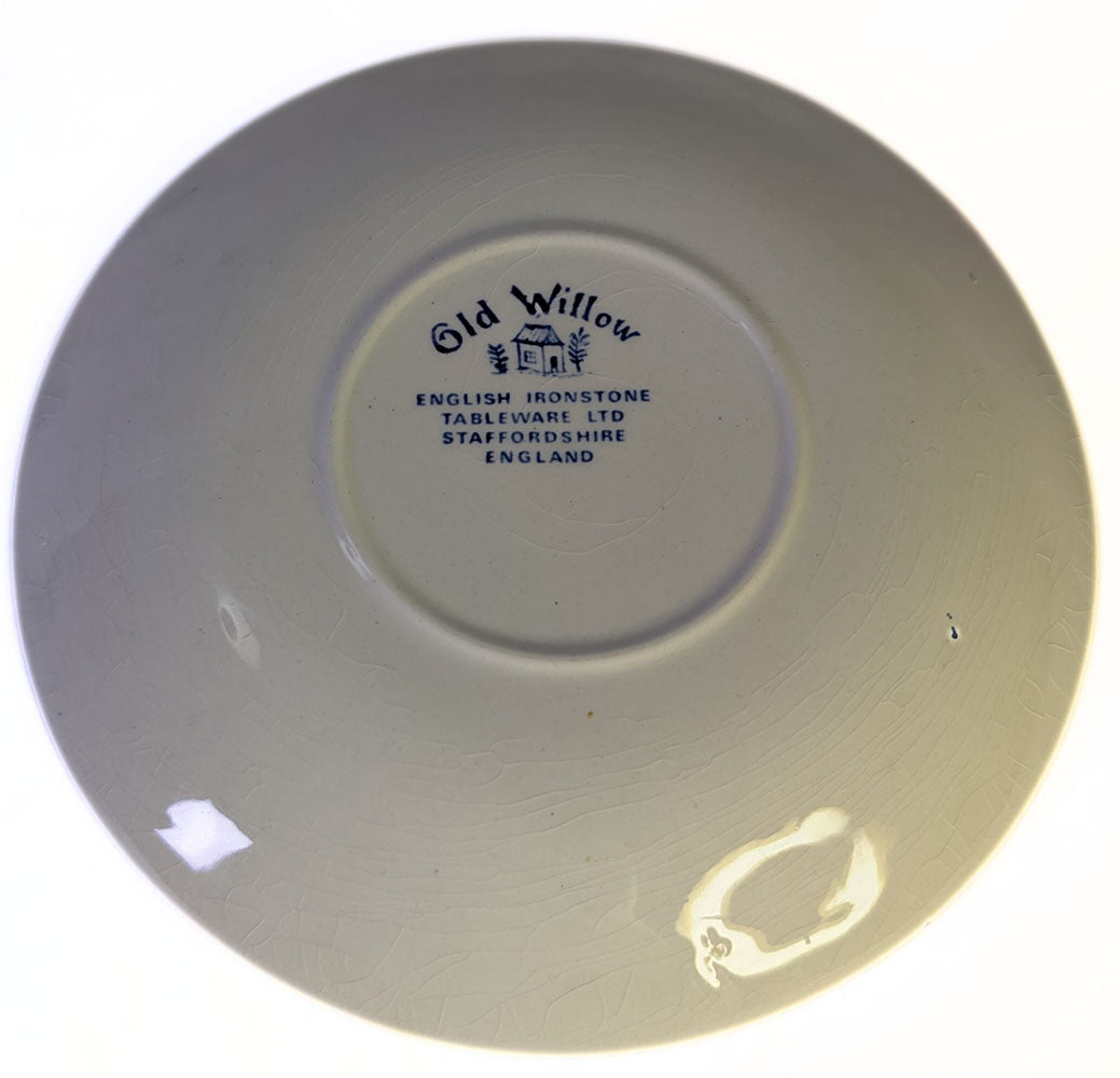 Old Willow -- English Ironstone Tableware - Staffordshire - Saucer