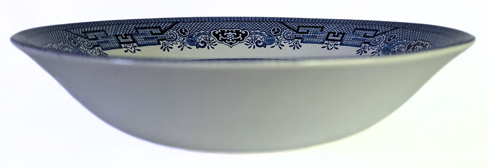 Vintage Old Willow Pattern Serving Bowl - Churchill, England