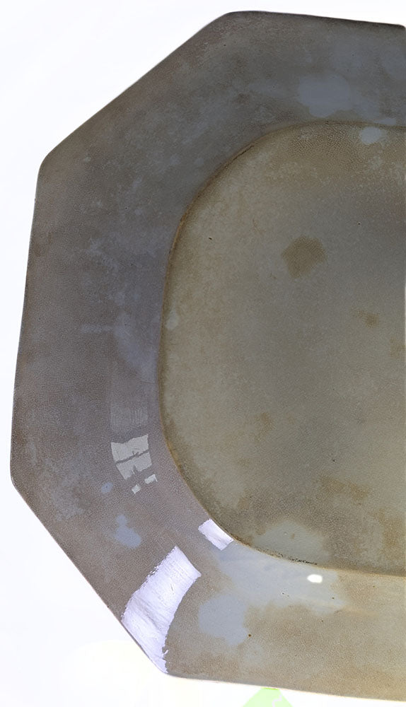 T.J. & J. Mayer Grey Transfer Platter - Rhone Scenery - 1843-1855 - 14" x 18"