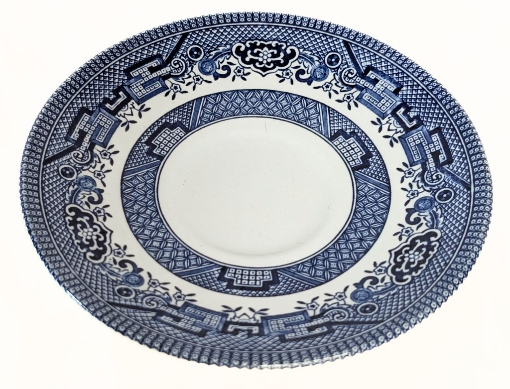 Blue Willow Cup & Saucer by Churchill - England