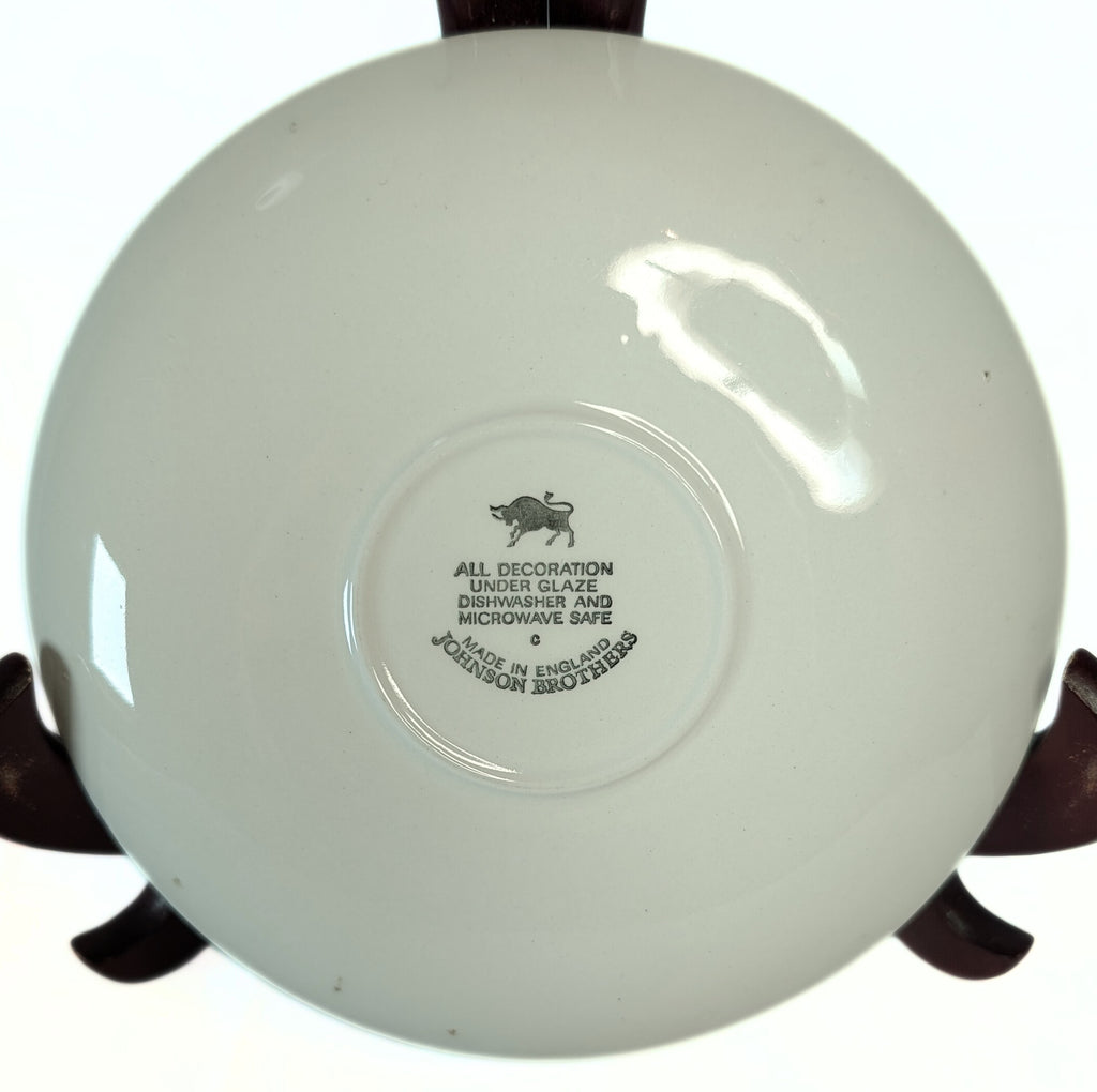 Blue Willow Saucer by Johnson Brothers, England
