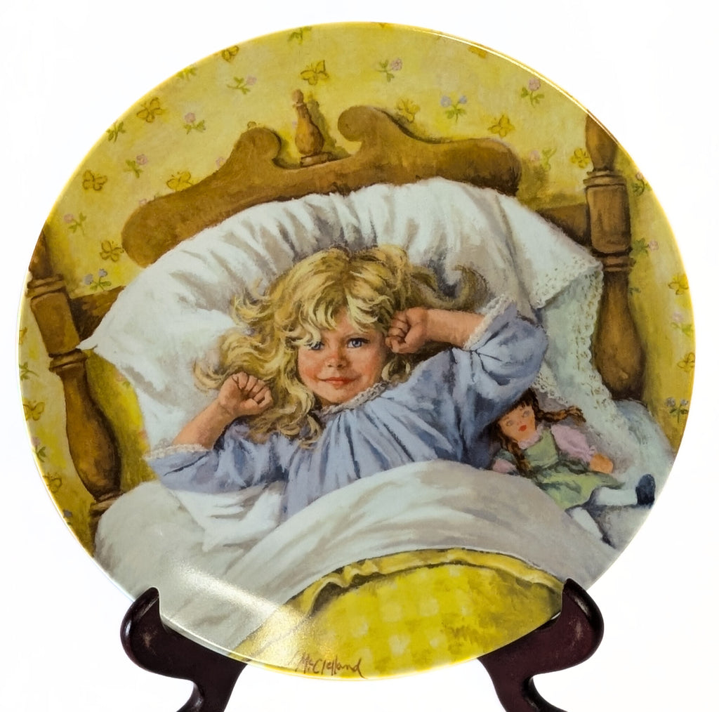 Awakening - John McClelland Collectors Plate - Becky's Day Series, Plate One