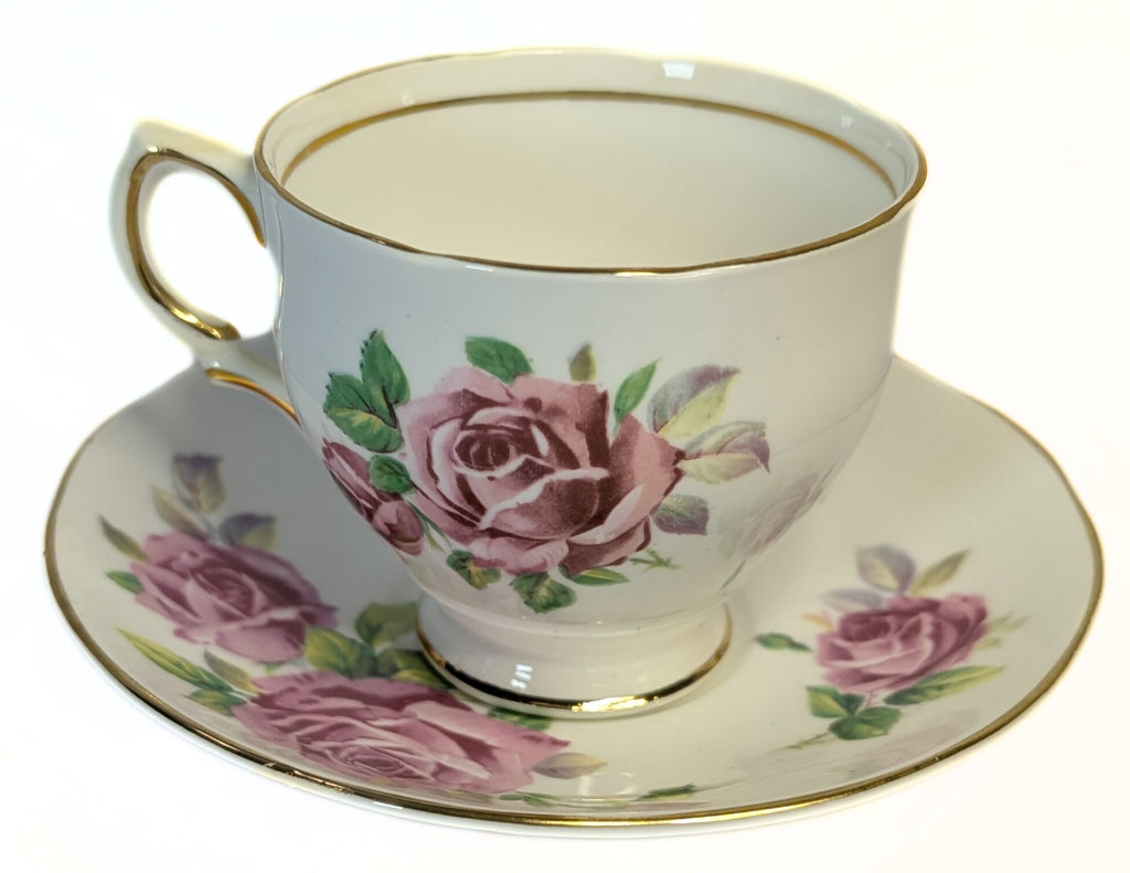 SALISBURY Bone China Teacup &amp; Saucer Trio - Juliana Rose
