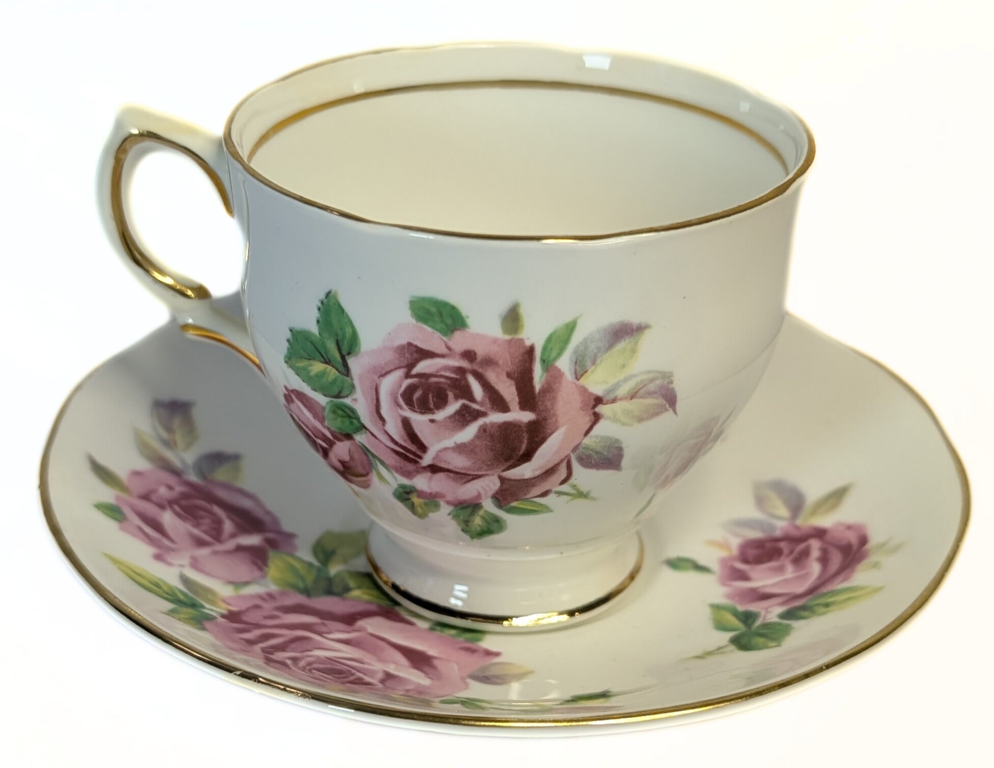 SALISBURY Bone China Teacup &amp; Saucer Trio - Juliana Rose