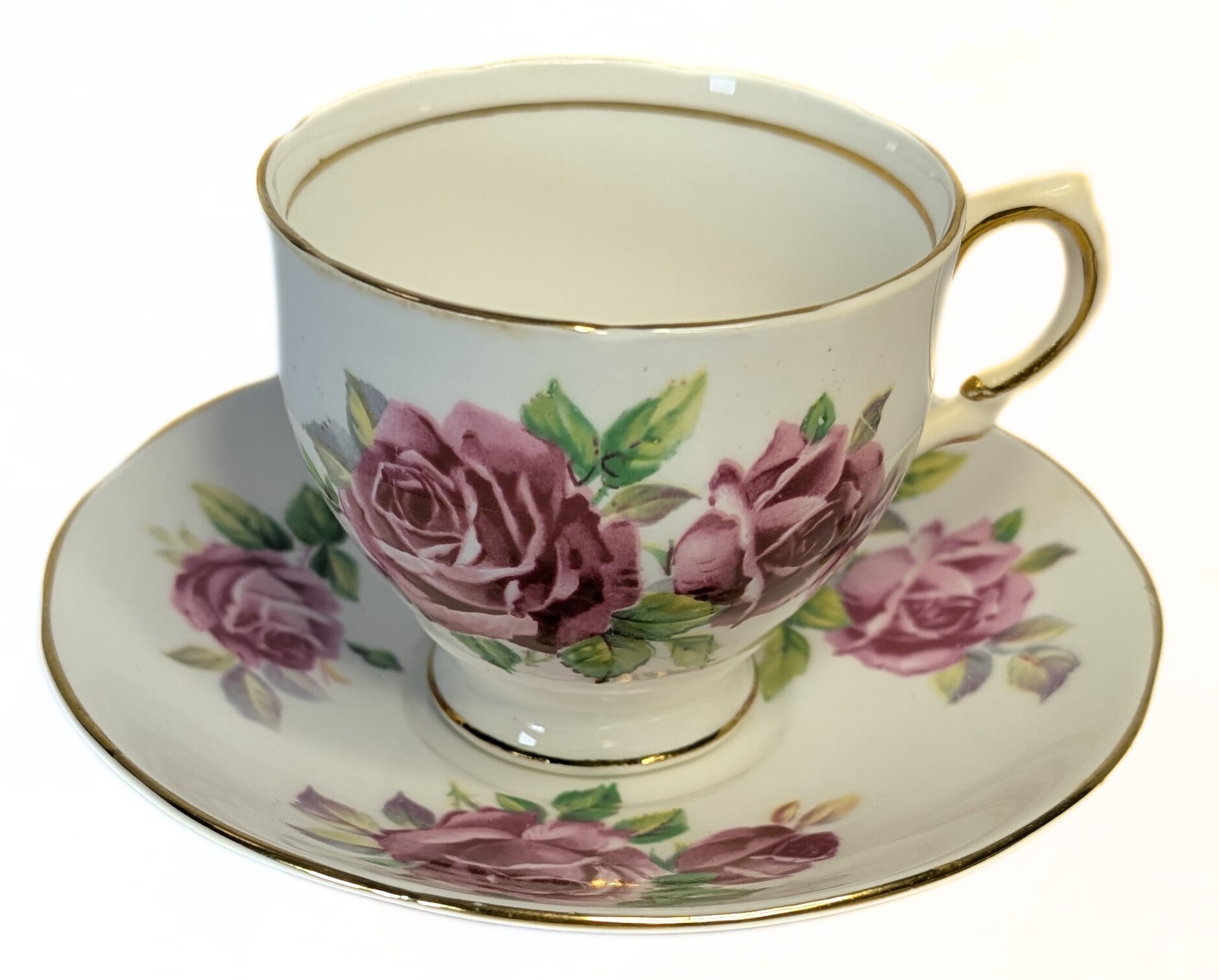 SALISBURY Bone China Teacup &amp; Saucer Trio - Juliana Rose