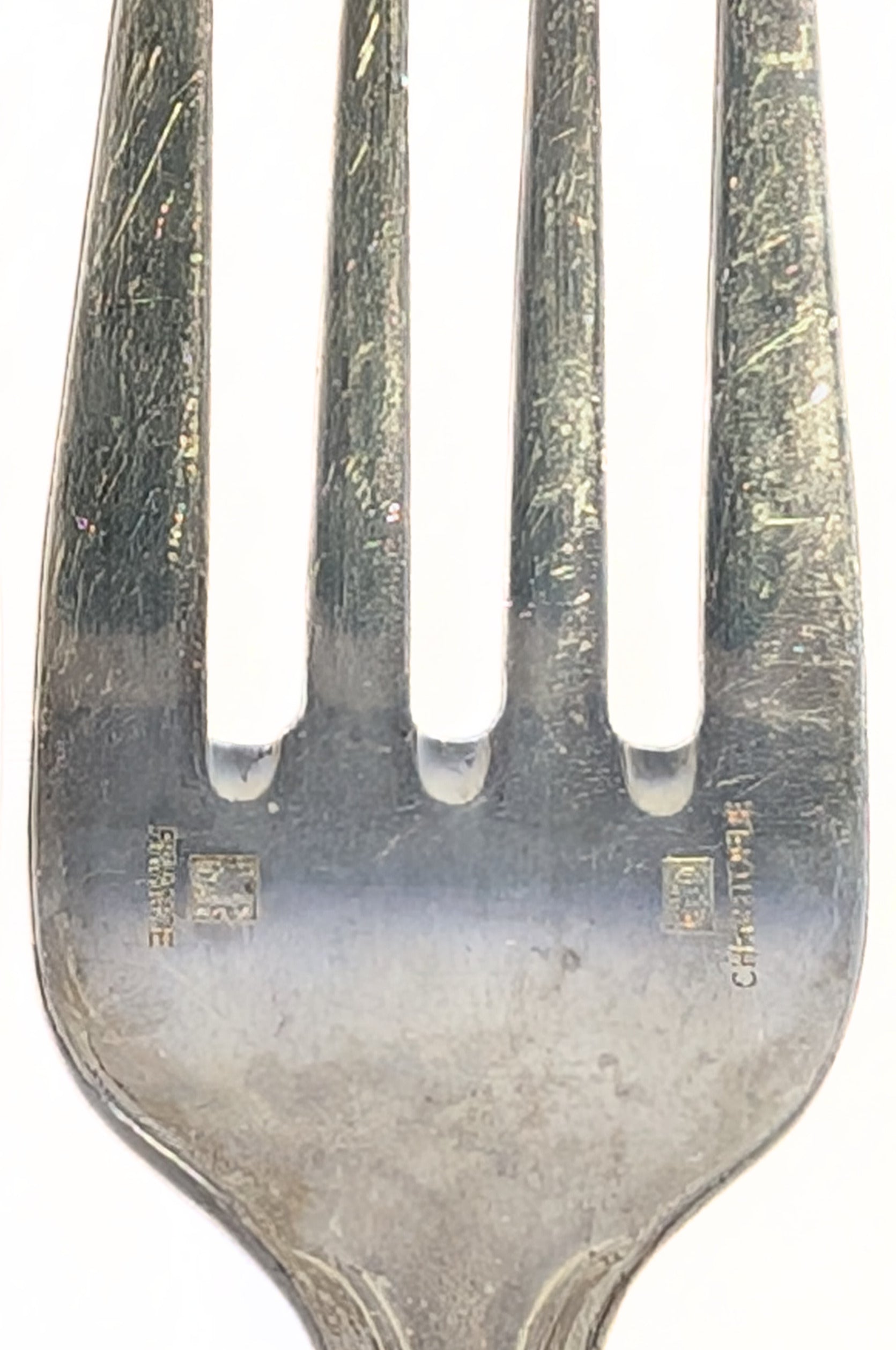 5 x CHRISTOFLE Silver Plated Individual Salad Forks - Alibi Pattern - No Mono