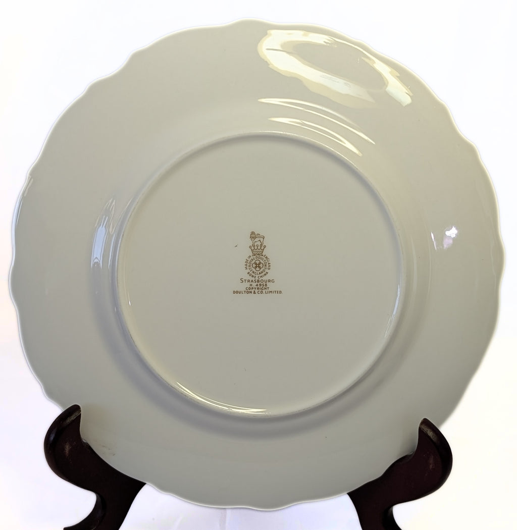 ROYAL DOULTON Fine Bone China Salad Plate - Strasbourg Pattern