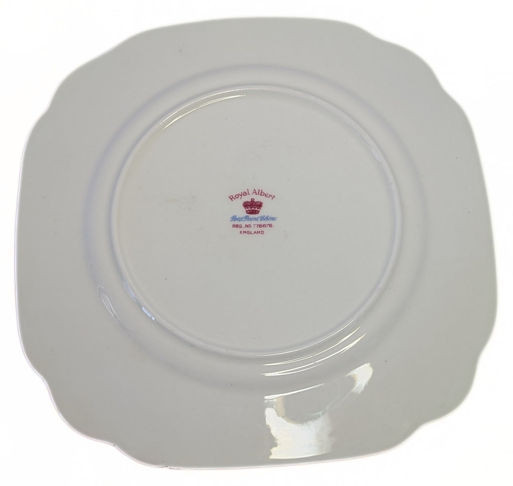 ROYAL ALBERT Fine Bone China Dessert / Bread Plate - Petit Point Chinz