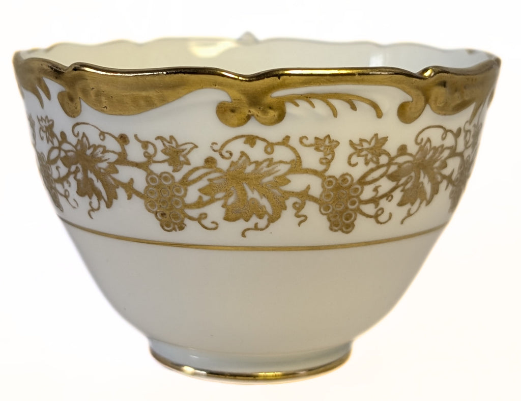 COALPORT Fine Bone China Tea Cup - Hazelton Pattern - Heavy Gold