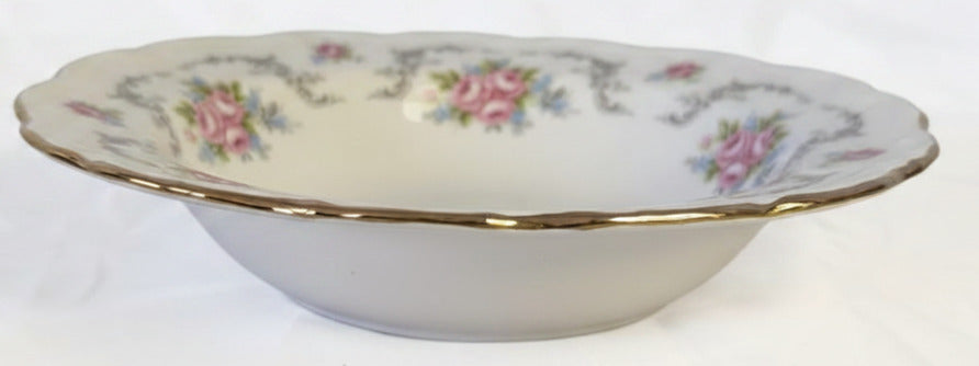 ROYAL ALBERT Fine Bone China - Tranquillity Pattern - Rimmed Soup Bowl