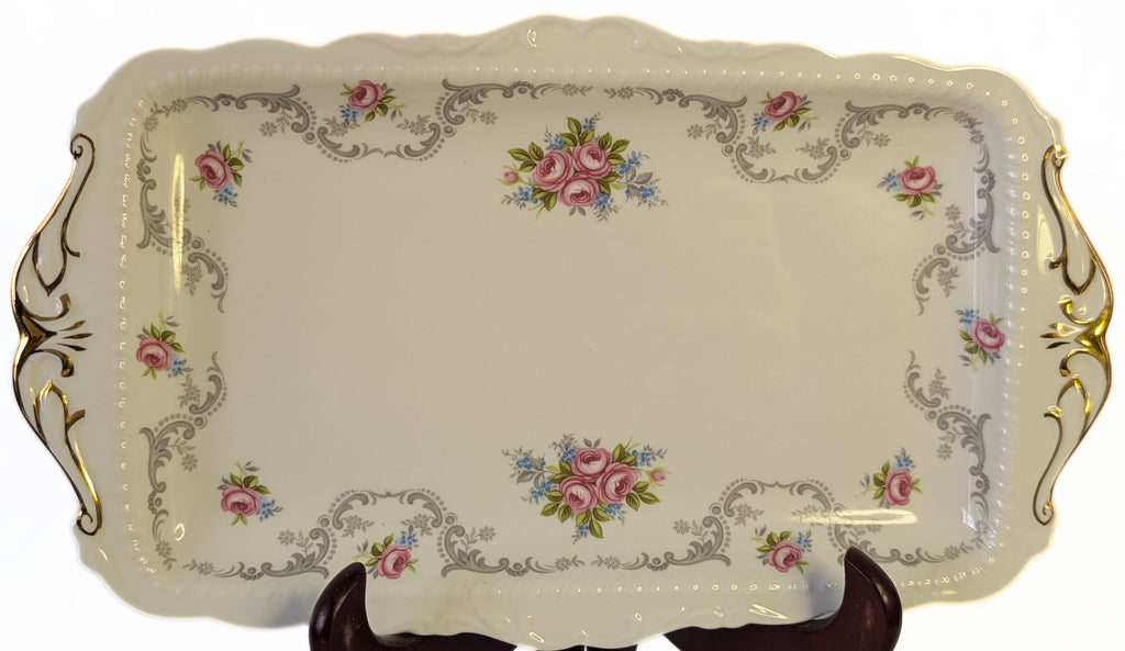 ROYAL ALBERT Fine Bone China - Tranquillity Pattern - Petit Four Serving Tray