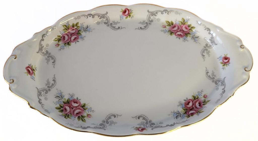 ROYAL ALBERT Fine Bone China - Tranquillity Pattern - 3 Different Serving Pieces