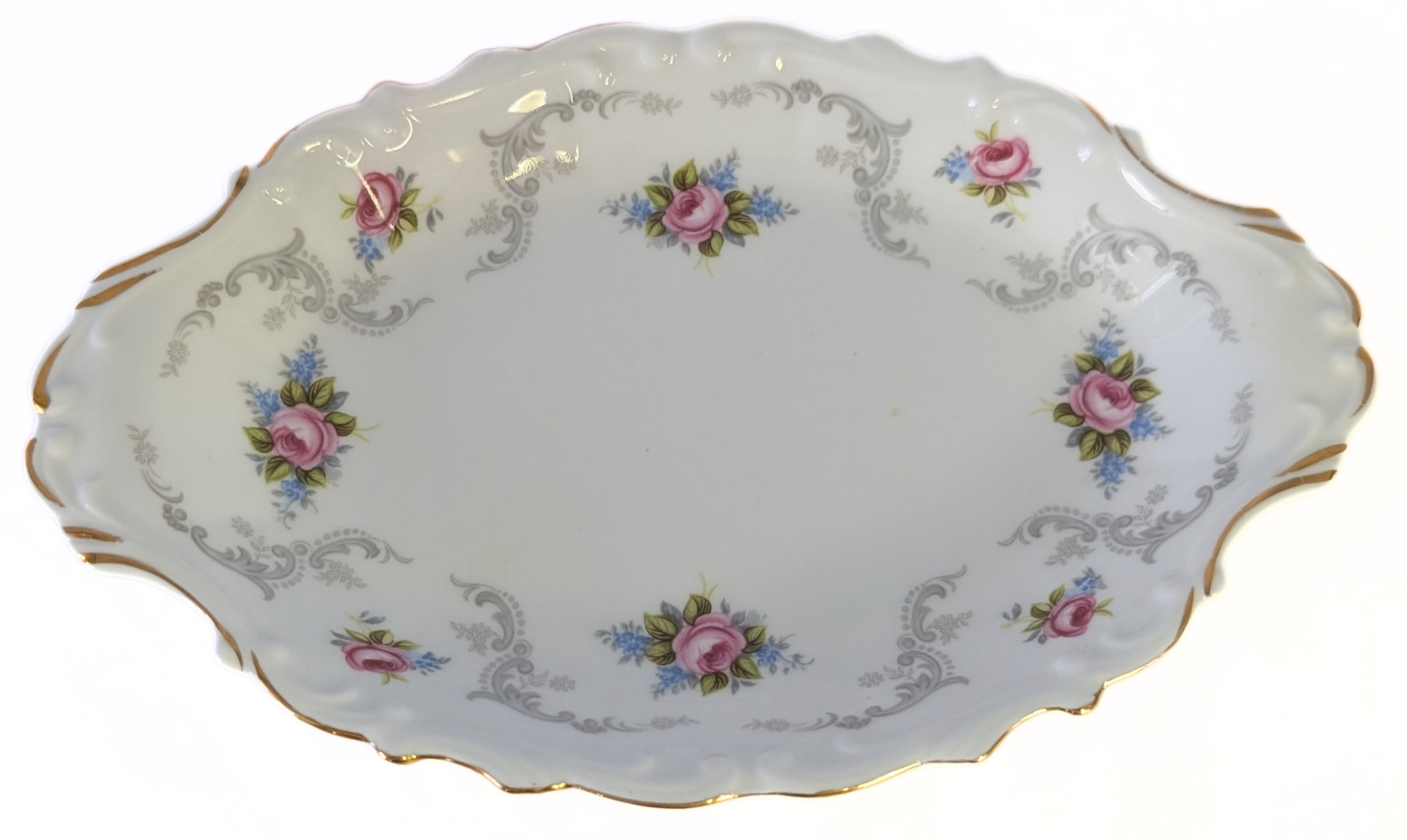ROYAL ALBERT Fine Bone China - Tranquillity Pattern - 3 Different Serving Pieces