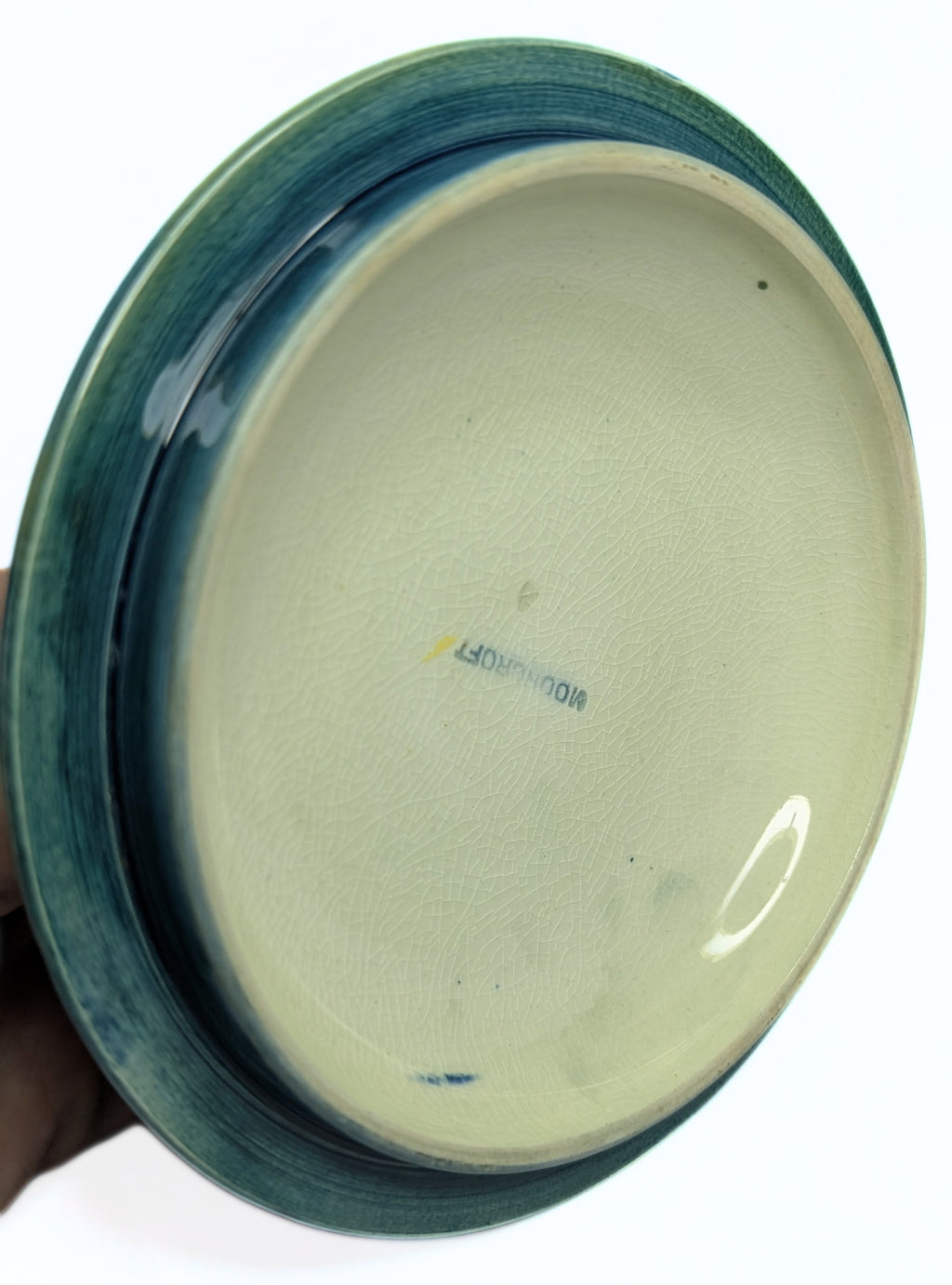 MOORCROFT Lidded Pottery Powder Bowl / Trinket Box - African Lily Pattern
