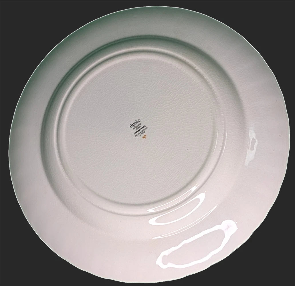 SPODE Bone China - Indian Tree Pattern, Rust - Dinner Plate - New Mark