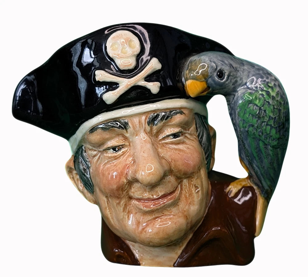 ROYAL DOULTON Fine Bone China Toby Mug - Long John Silver - Small - 1951